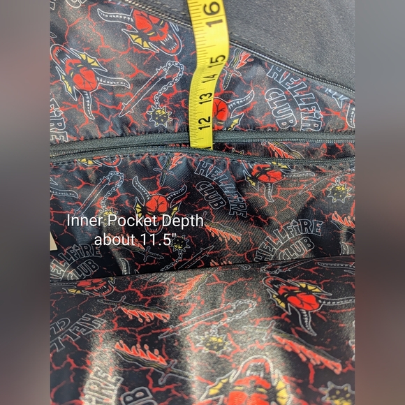 🆕 Stranger Things Hellfire Club Backpack - Picture 9 of 15